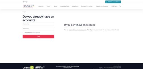 Sconul Login Page.png