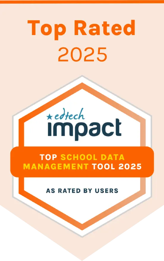 edtech impact award top school data management 2025