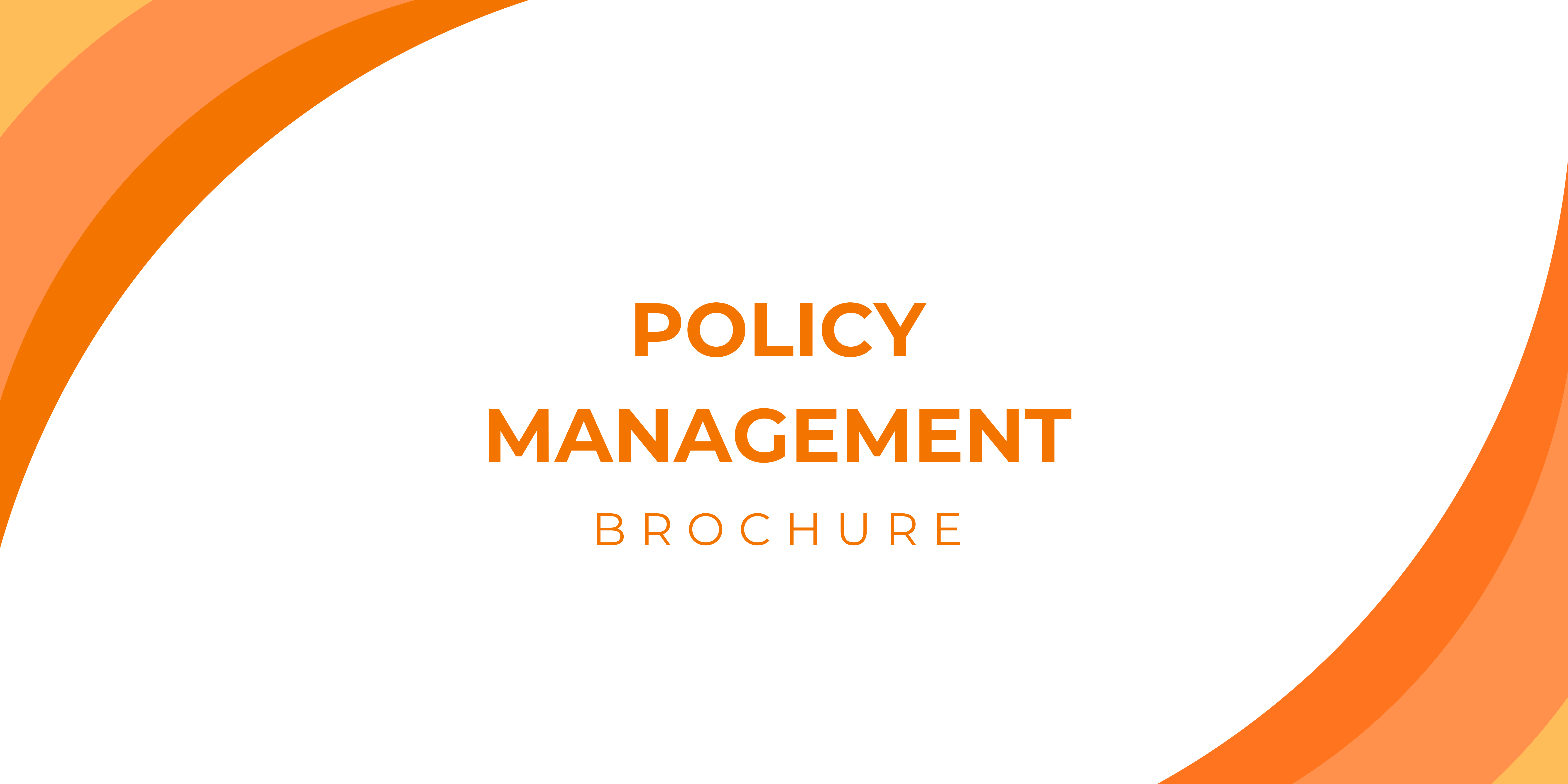 Policy Management Brochure Thumbnail
